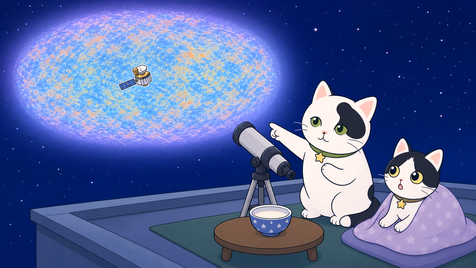 宇宙の赤ちゃんのころの写真がある? CMBのはなし(これは写真? 電波で見た、宇宙じゅうの光の地図)