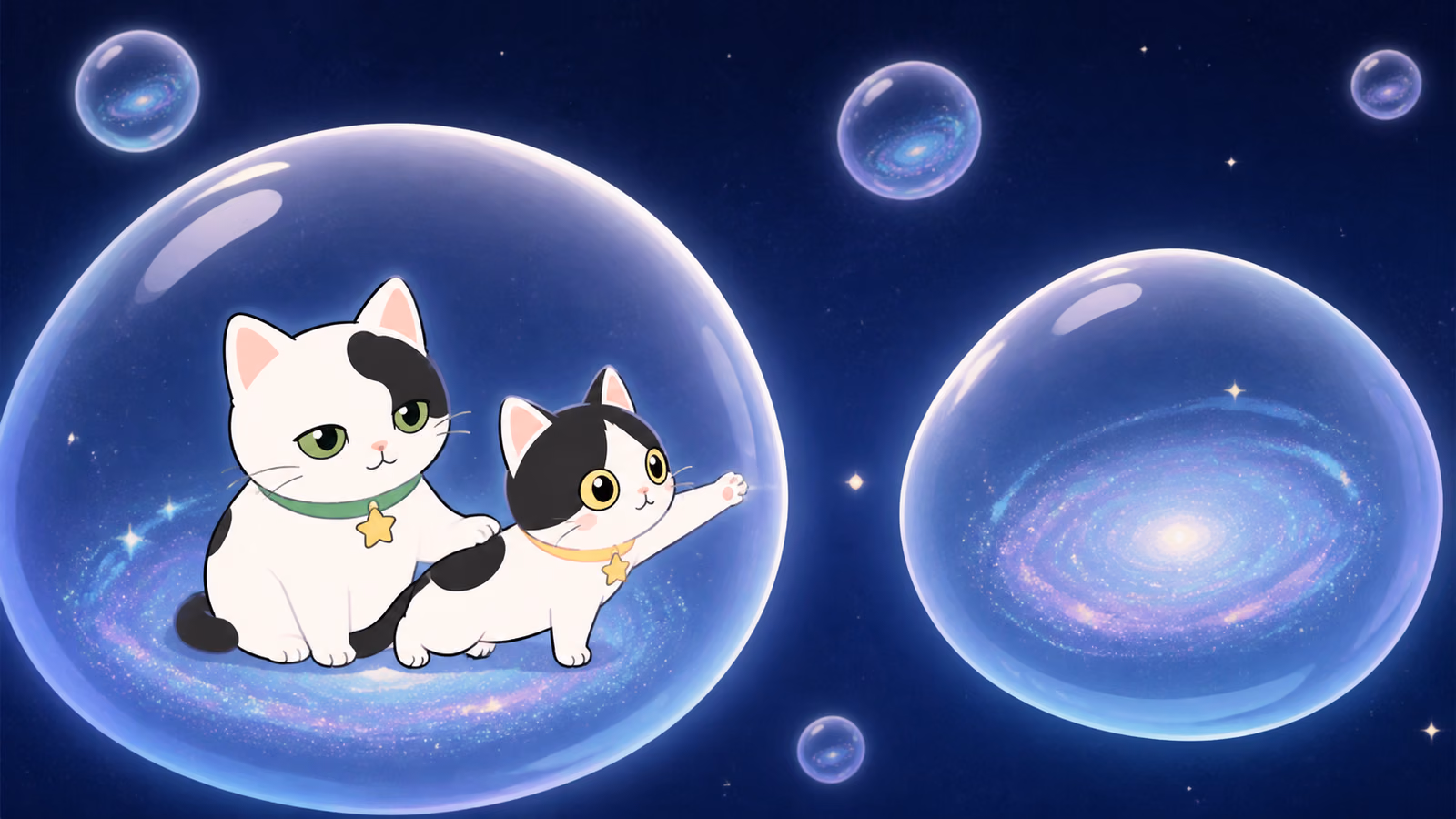 宇宙はひとつじゃないかも？ マルチバースのはなし（あわみたいな宇宙が、いくつも生まれる？）