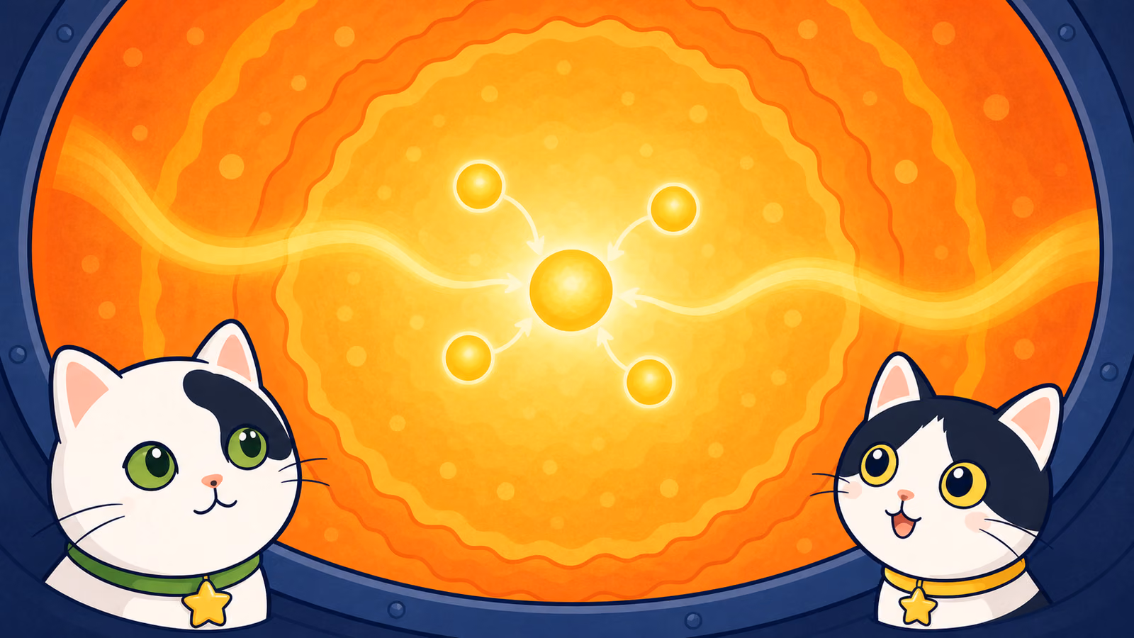 太陽はなにが燃えているの?(太陽のまんなかで、水素がぎゅっと手をつなぐ)