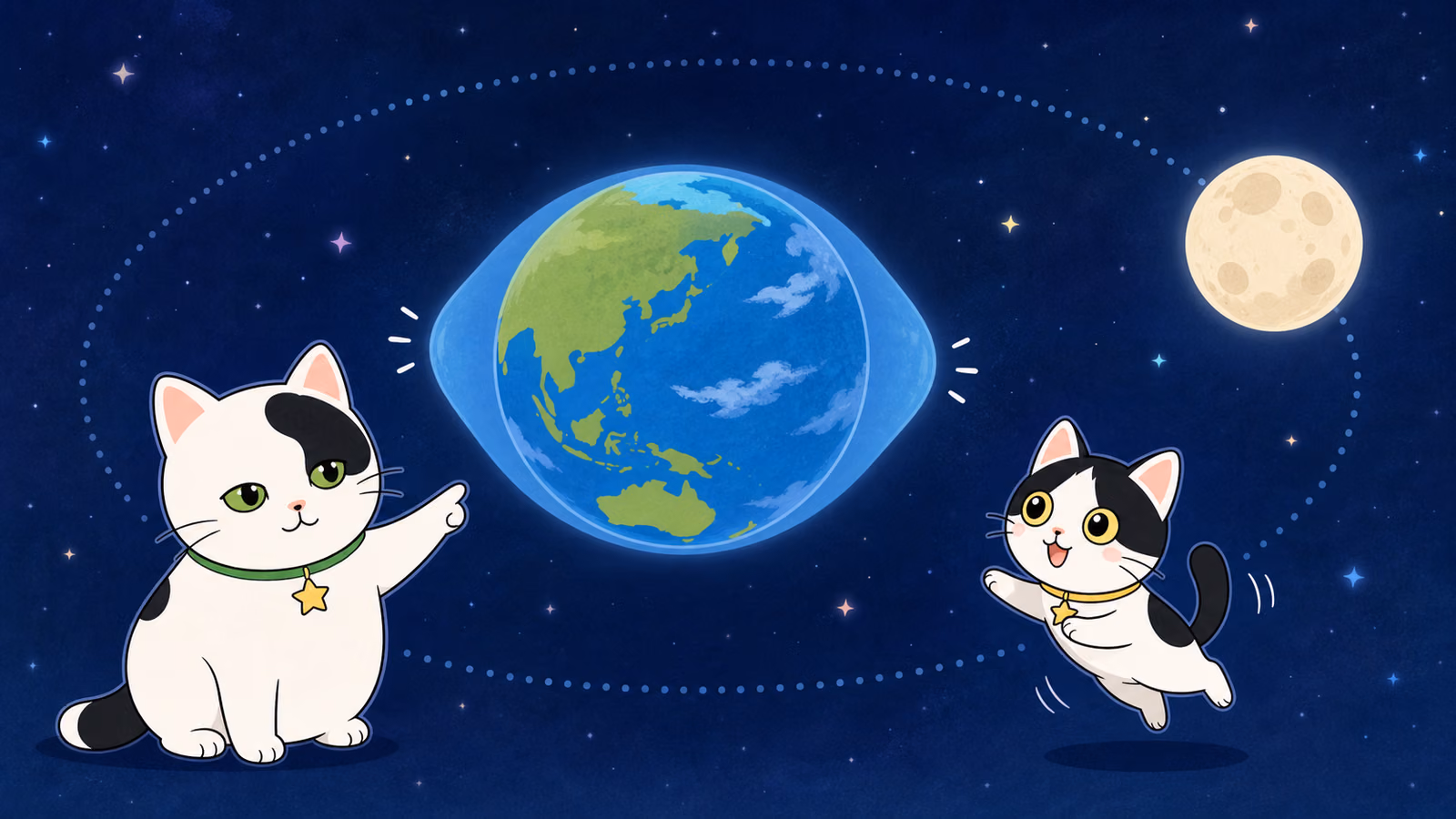 地球はどうして回っているの?(地球の回る速さは、少しずつ変わっている)
