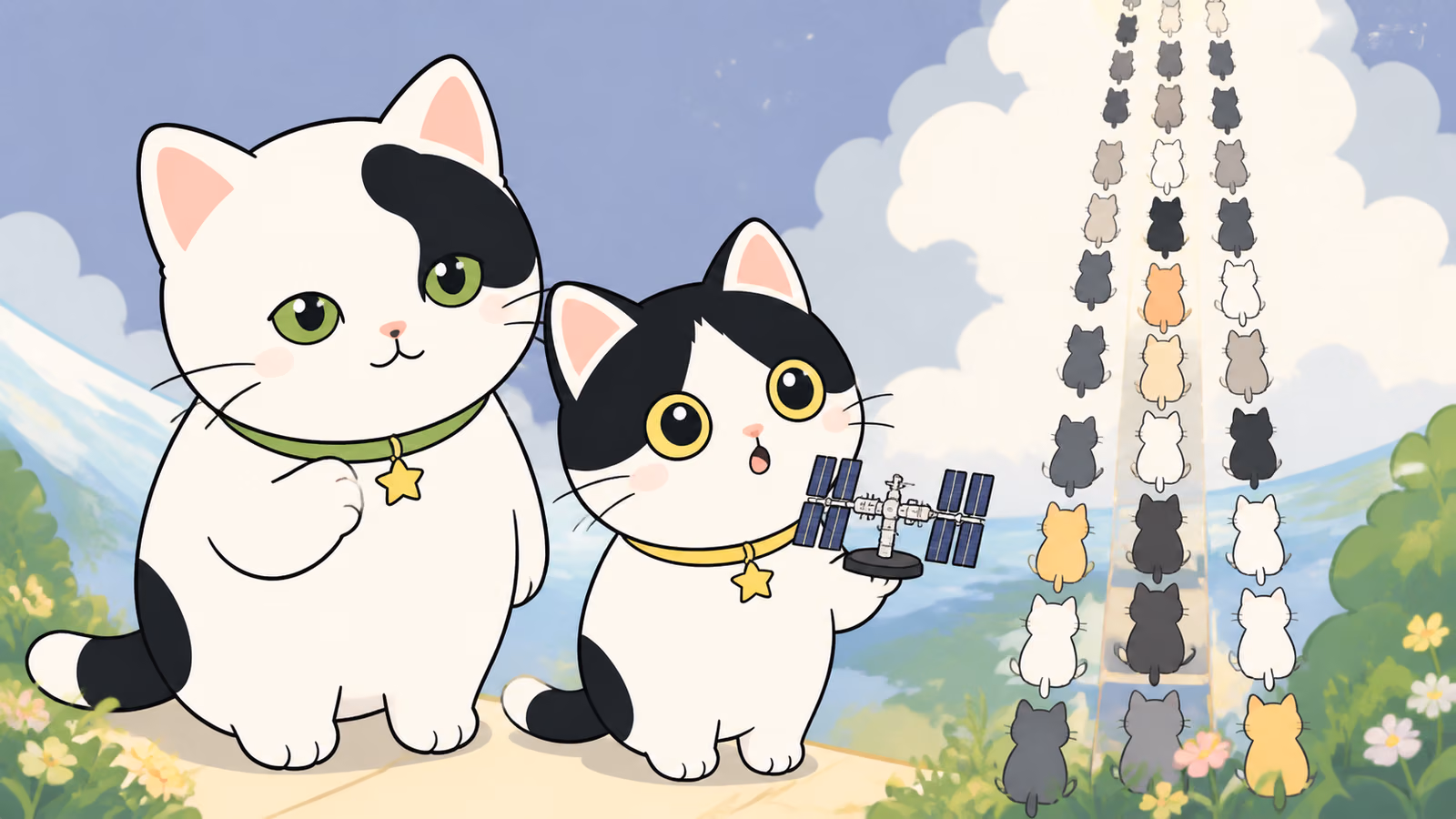 宇宙飛行士は宇宙でどうやってくらしてるの？（ねこ換算）