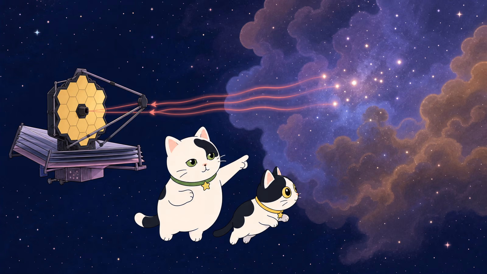 ジェイムズ・ウェッブ宇宙望遠鏡は、なにがすごいの？（目には見えない「赤外線」で、むかしの宇宙を見る）